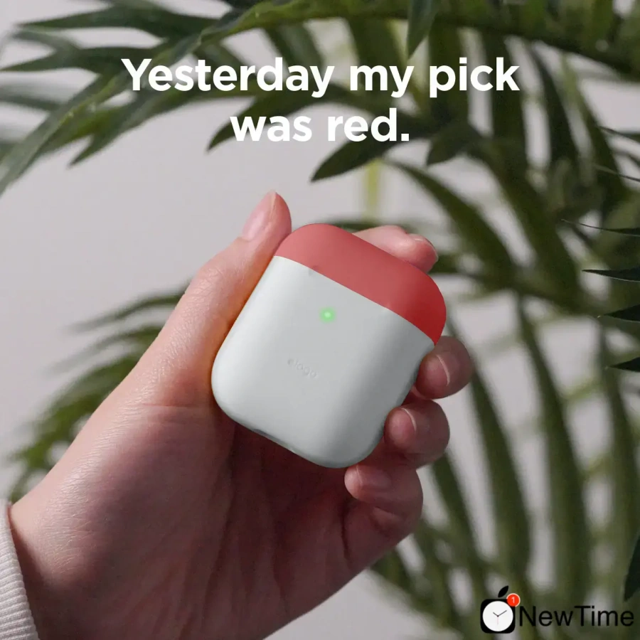 Elago Duo Case Nightglow Blue / Italian Rose / Coral Blue for Airpods (EAPDO-LUBL-IROCBL)